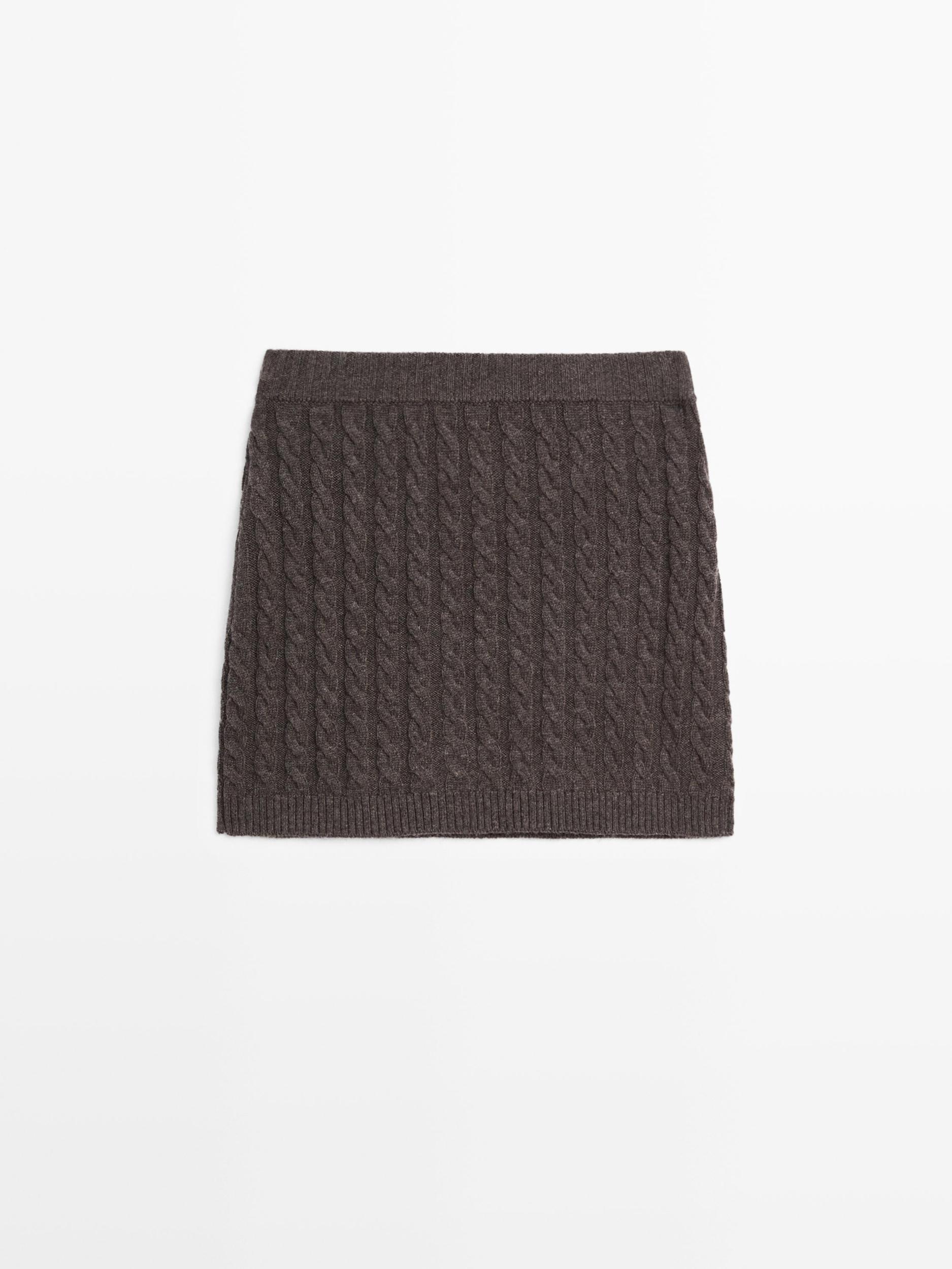 Long knit skirt Product Image