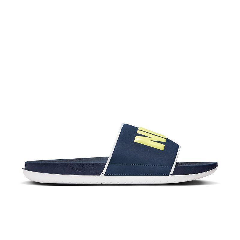 Nike Offcourt Men's Slide Sandals, Size: 15, Grey Black Product Image