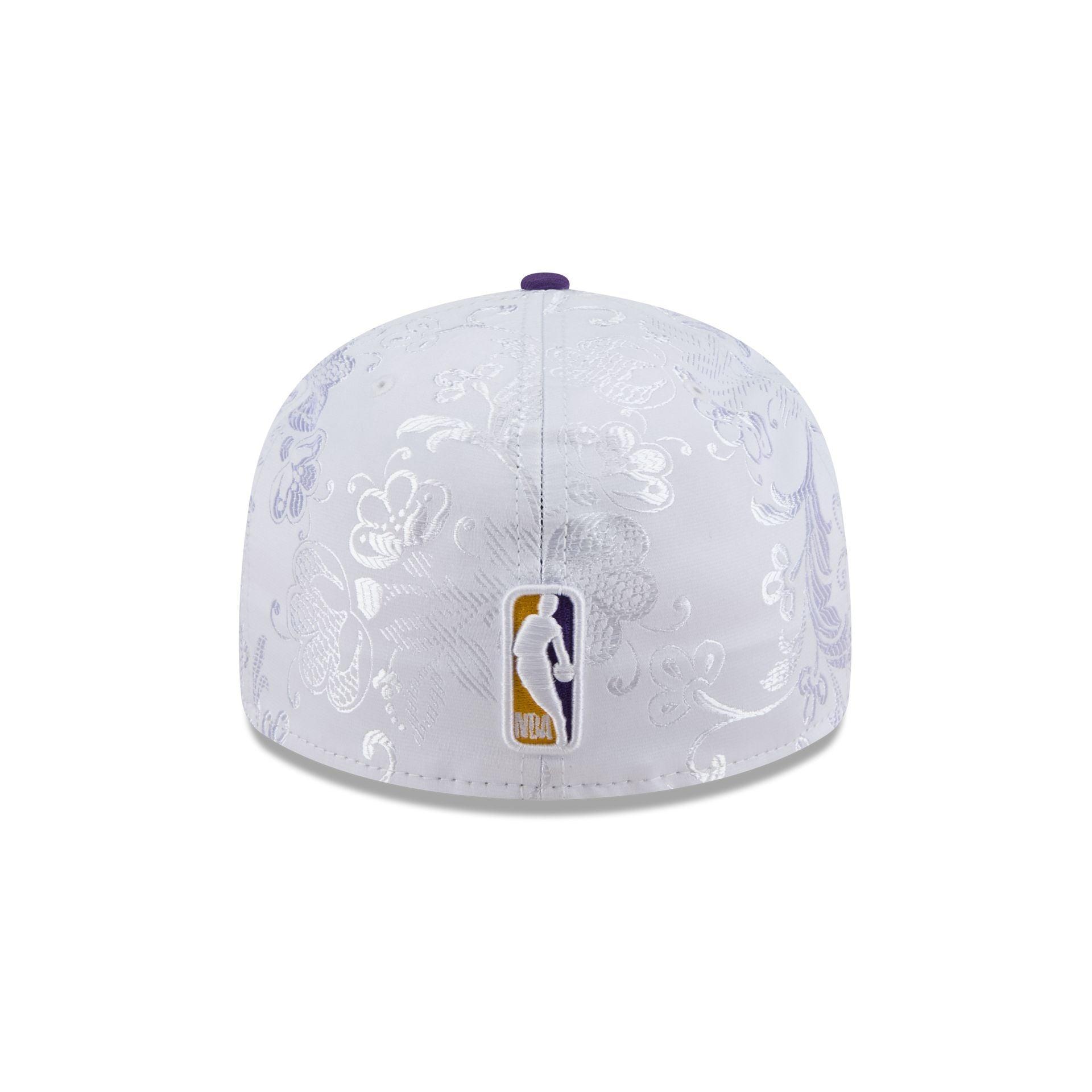 Los Angeles Lakers Floral Shine Low Profile 59FIFTY Fitted Hat Male Product Image