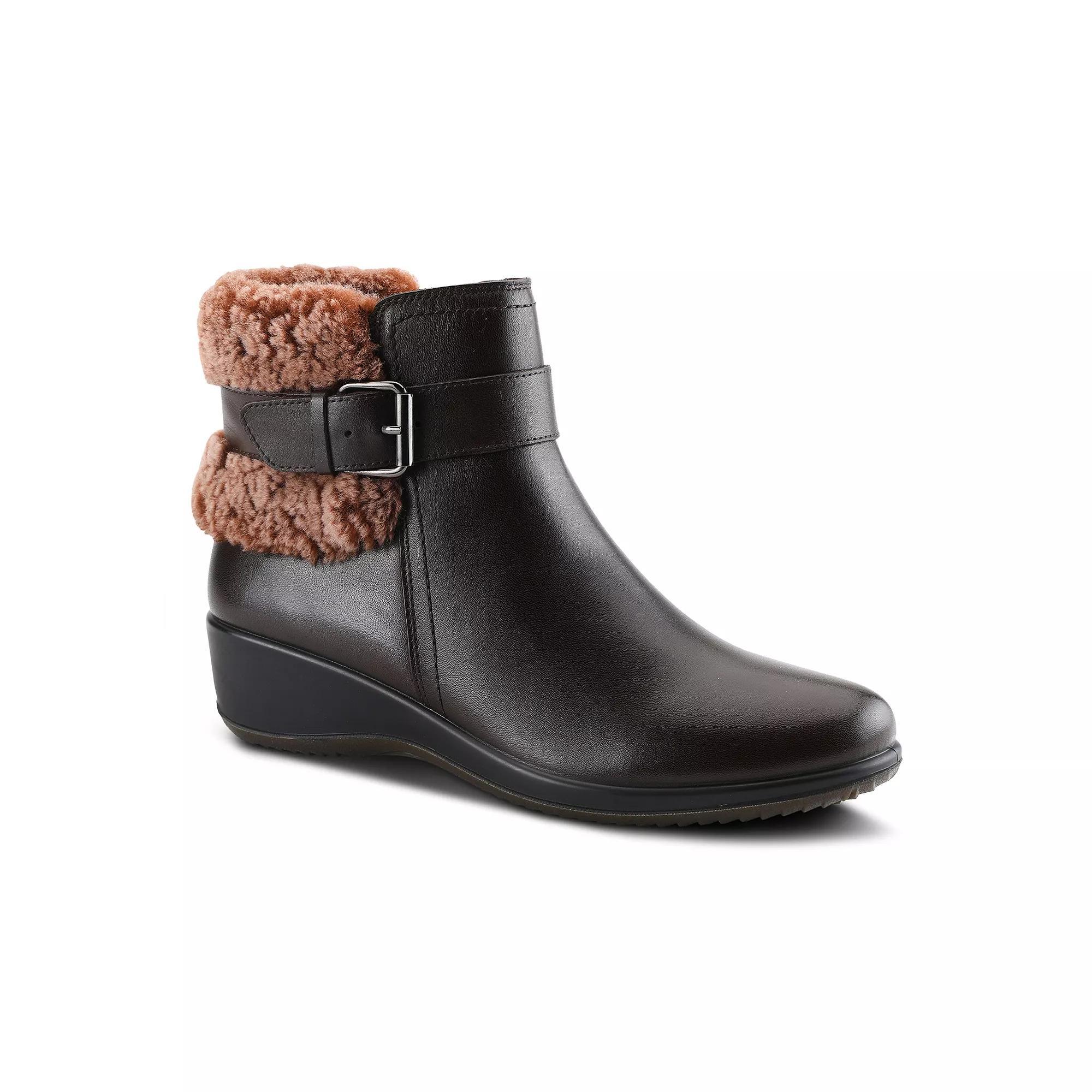 Flexus by Spring Step Faye Women's Waterproof Leather Ankle Boots, Size: 36, Brown Brown Product Image