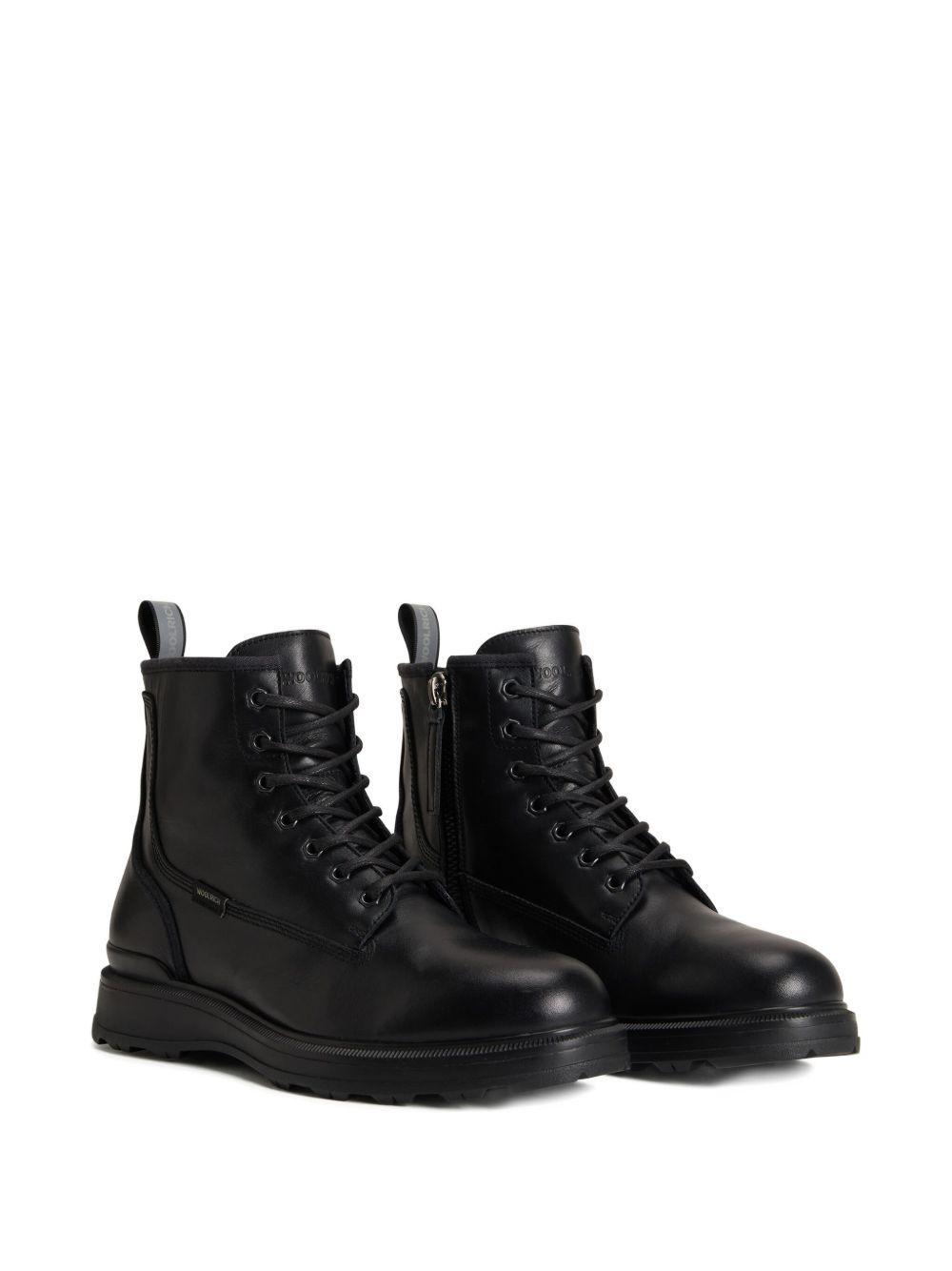 lace-up zip boots Product Image