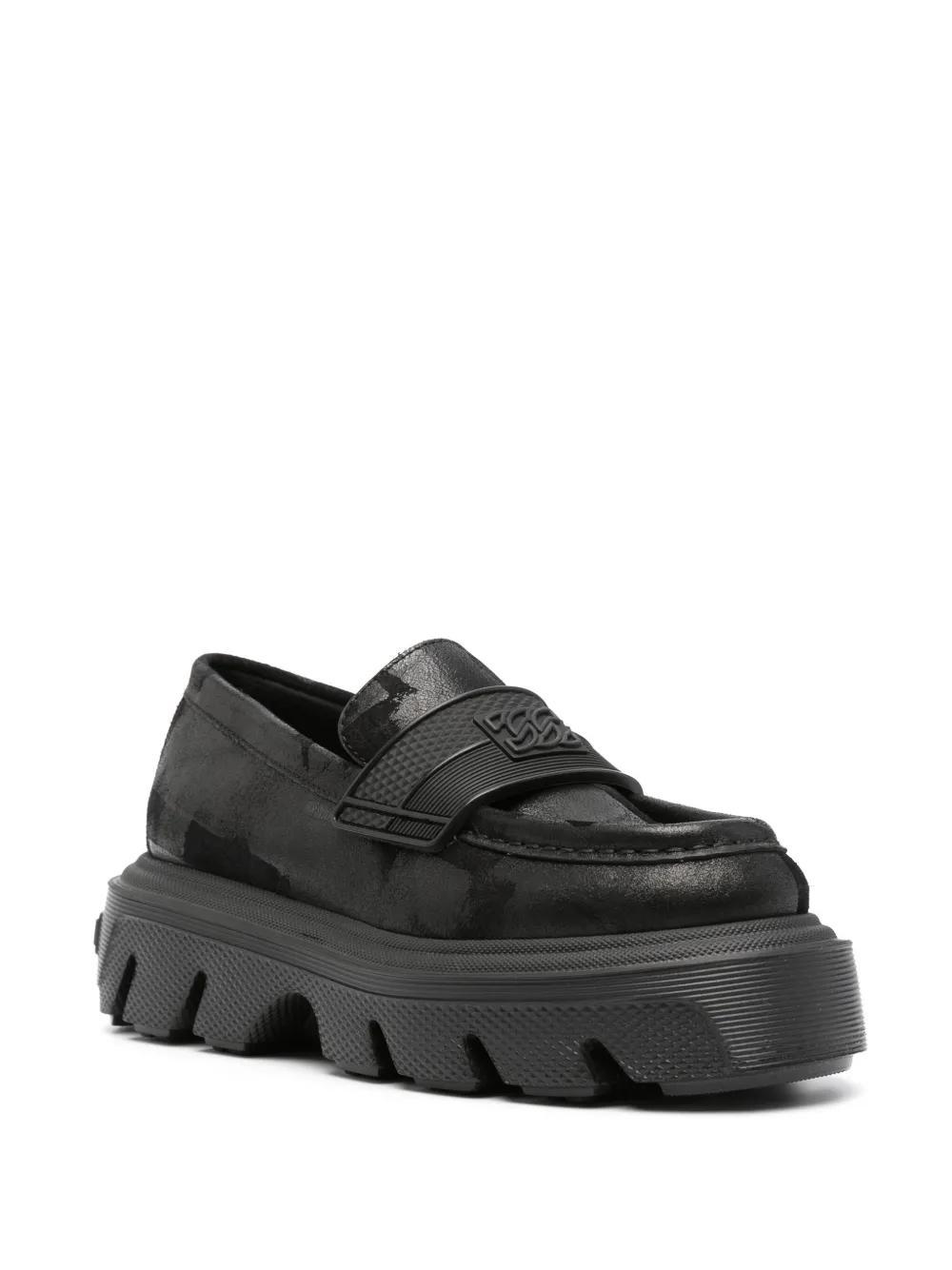 CASADEI Generation C Loafer Mit Logo In Black Product Image