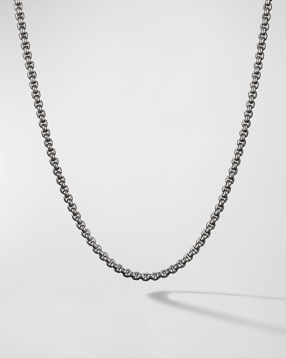 David Yurman Mens Small Box Chain Necklace 2.7mm, 20 Product Image