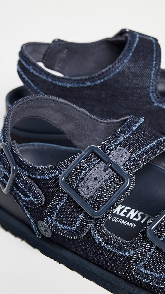 Birkenstock 1774 Milano Stone Washed Denim Sandals | Shopbop Product Image