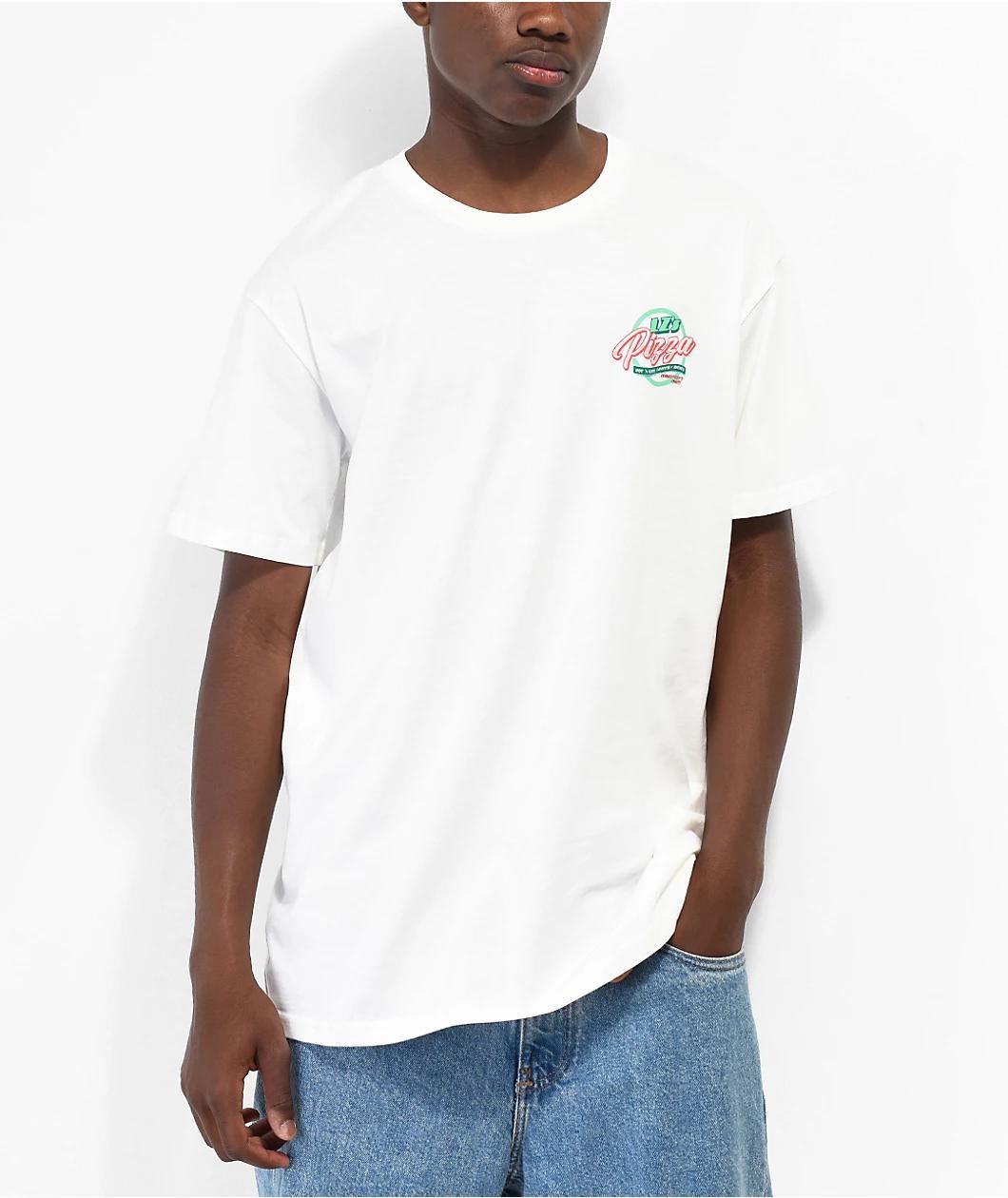 LZMFG Pizza Natural T-Shirt Product Image