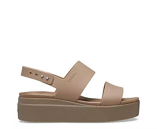Crocs Womens Brooklyn Low Wedge Platform Sandals Product Image