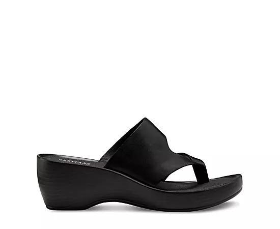 Eastland Laurel Womens Leather Thong Sandals Product Image