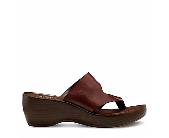 Eastland Laurel Womens Leather Thong Sandals Product Image