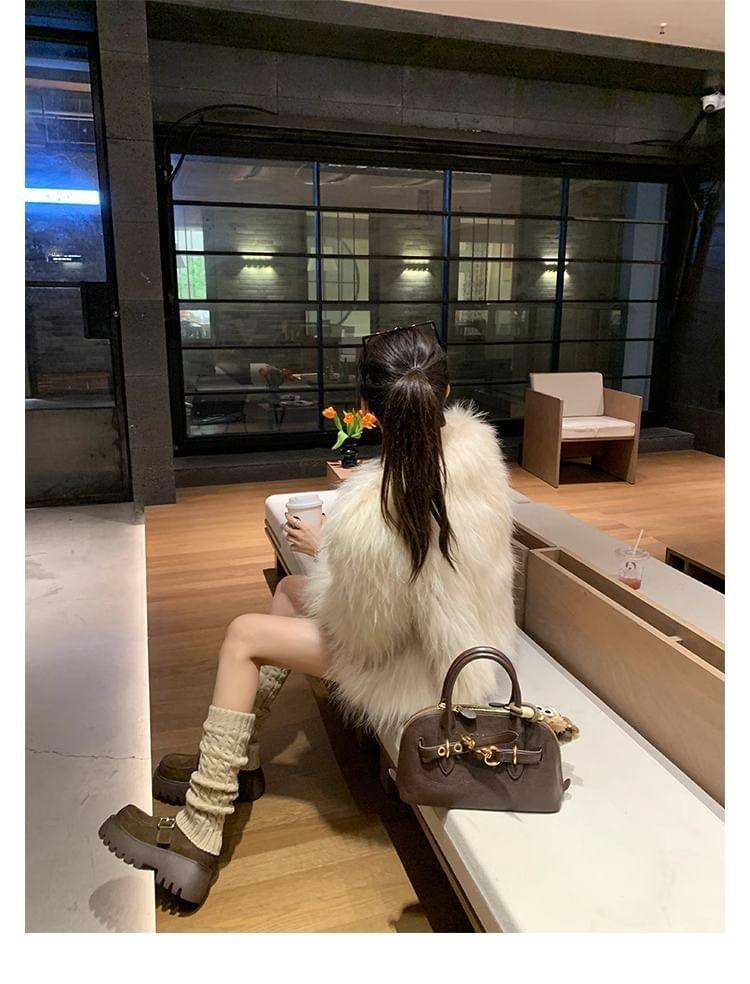 Buckled Platform Loafers Product Image