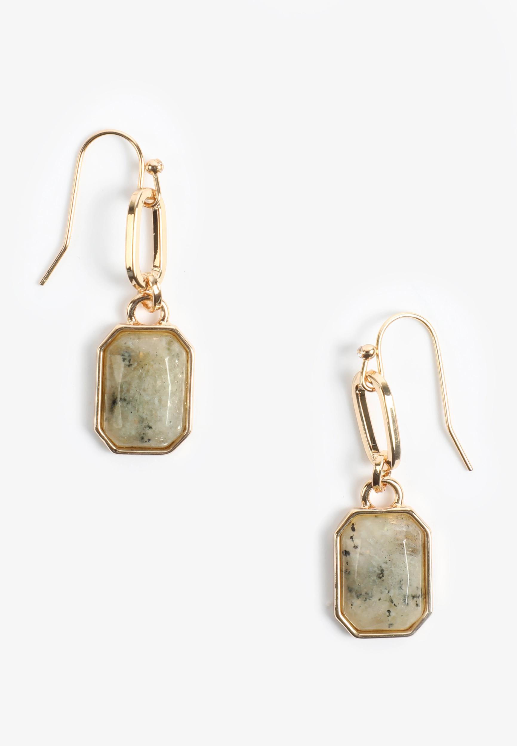 2 Pack Gold Studded Hoop And Teardrop Earring Set Product Image