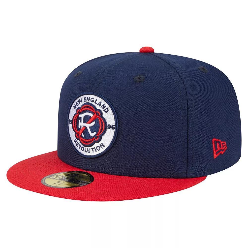 Men's New Era  Navy New England Revolution 2025 Kickoff 59FIFTY Fitted Hat, Size: 7 5/8, Ner Blue Product Image