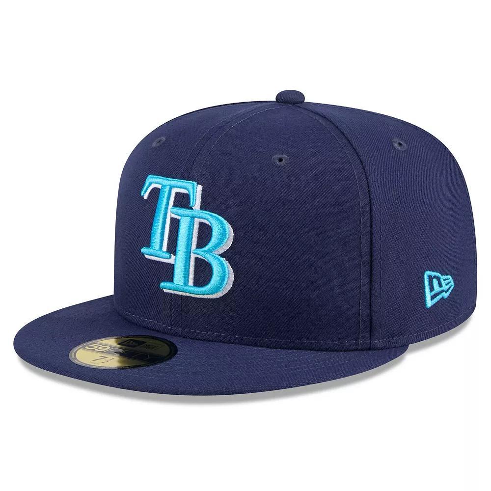 Men's New Era Navy Tampa Bay Rays 2024 Father's Day 59FIFTY Fitted Hat, Size: 7 7/8, Blue Product Image