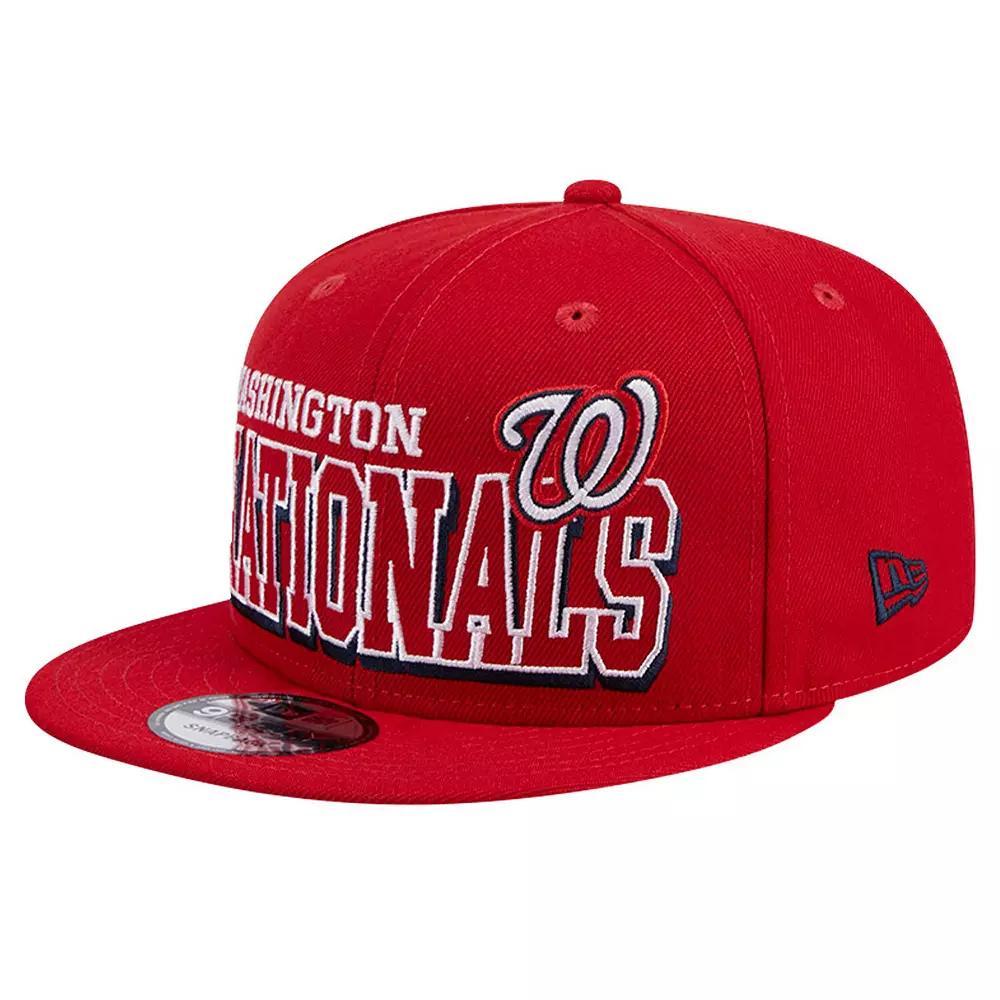 Men's New Era Red Washington Nationals Game Day Bold 9FIFTY Snapback Hat Product Image