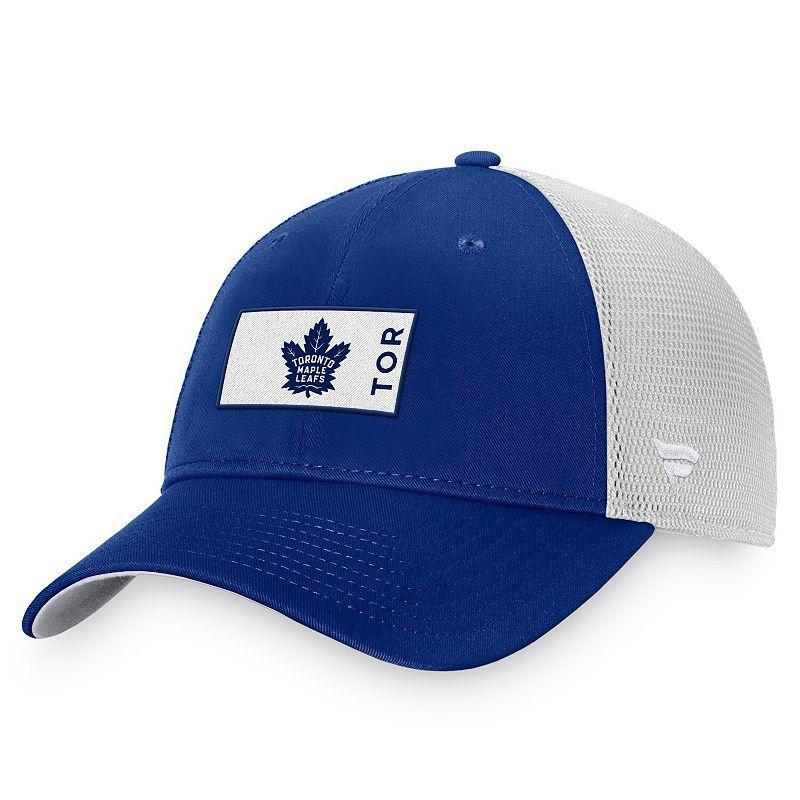 Men's Fanatics Branded Blue Toronto Maple Leafs Authentic Pro Rink Trucker Snapback Hat, Mpl Blue Product Image