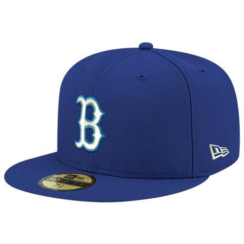 Men's New Era Royal Boston Red Sox White Logo 59FIFTY Fitted Hat, Size: 7 1/4, Blue Product Image