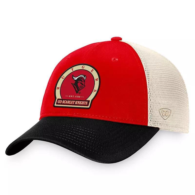 Men's Top of the World Cardinal Stanford Cardinal Refined Trucker Adjustable Hat, Red Product Image