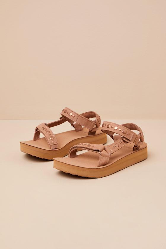 Midform Universal Tanzine Studded Leather Sandals Product Image