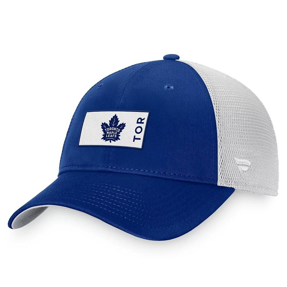Men's Fanatics Branded Blue Toronto Maple Leafs Authentic Pro Rink Trucker Snapback Hat, Mpl Blue Product Image