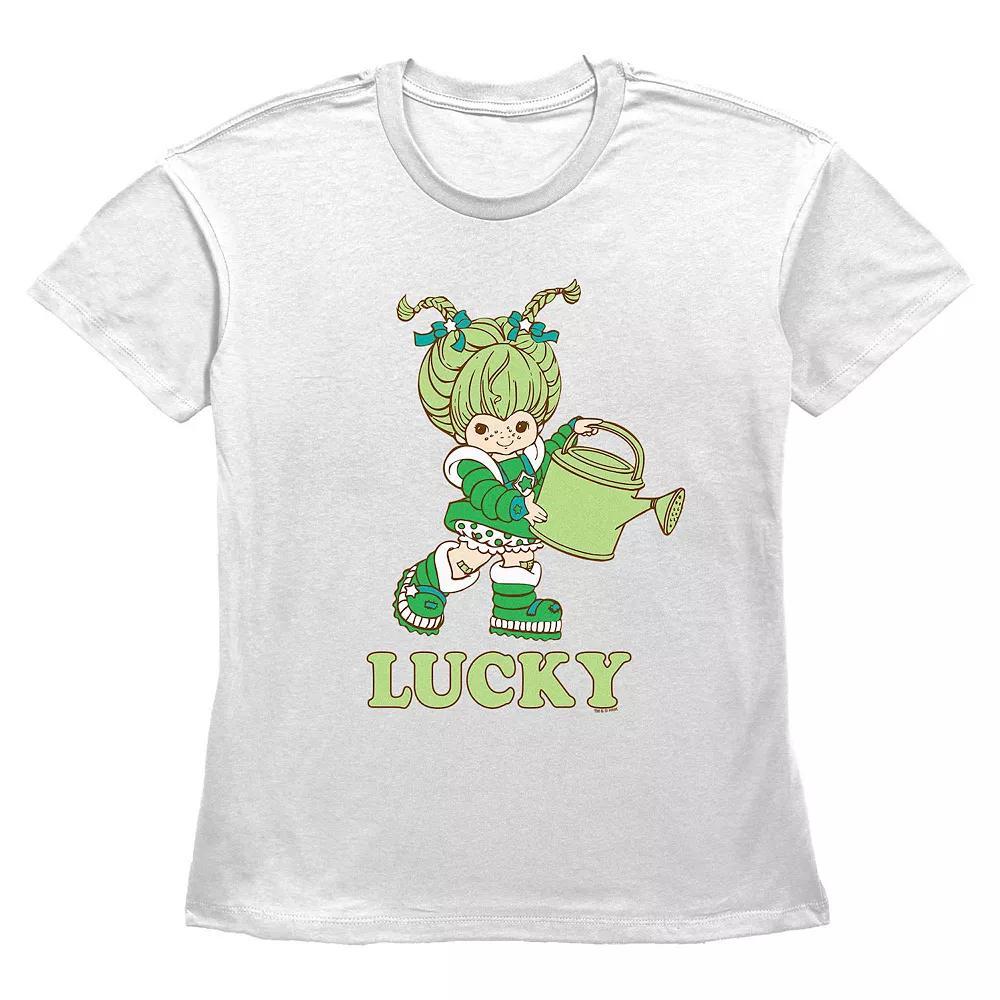 Women's Rainbow Brite Patty O'Green Lucky Graphic Tee, Size: Small, White Product Image
