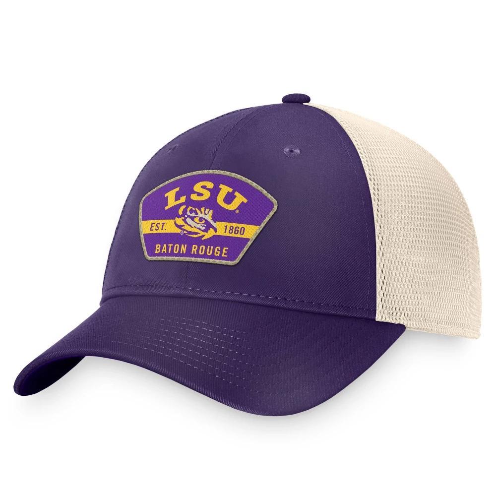 NCAA LSU Tigers Mesh Snapback Hat: Cotton Adjustable Mens Baseball Cap Product Image