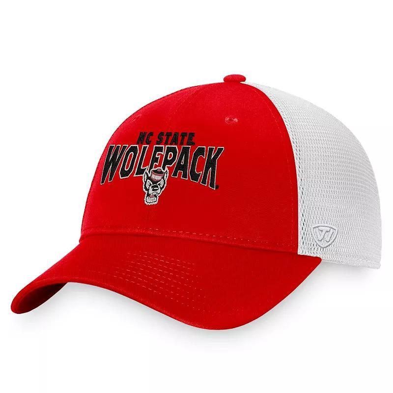 Mens Fanatics Branded /White Columbus Blue Jackets Authentic Pro Rink Trucker Snapback Hat Product Image