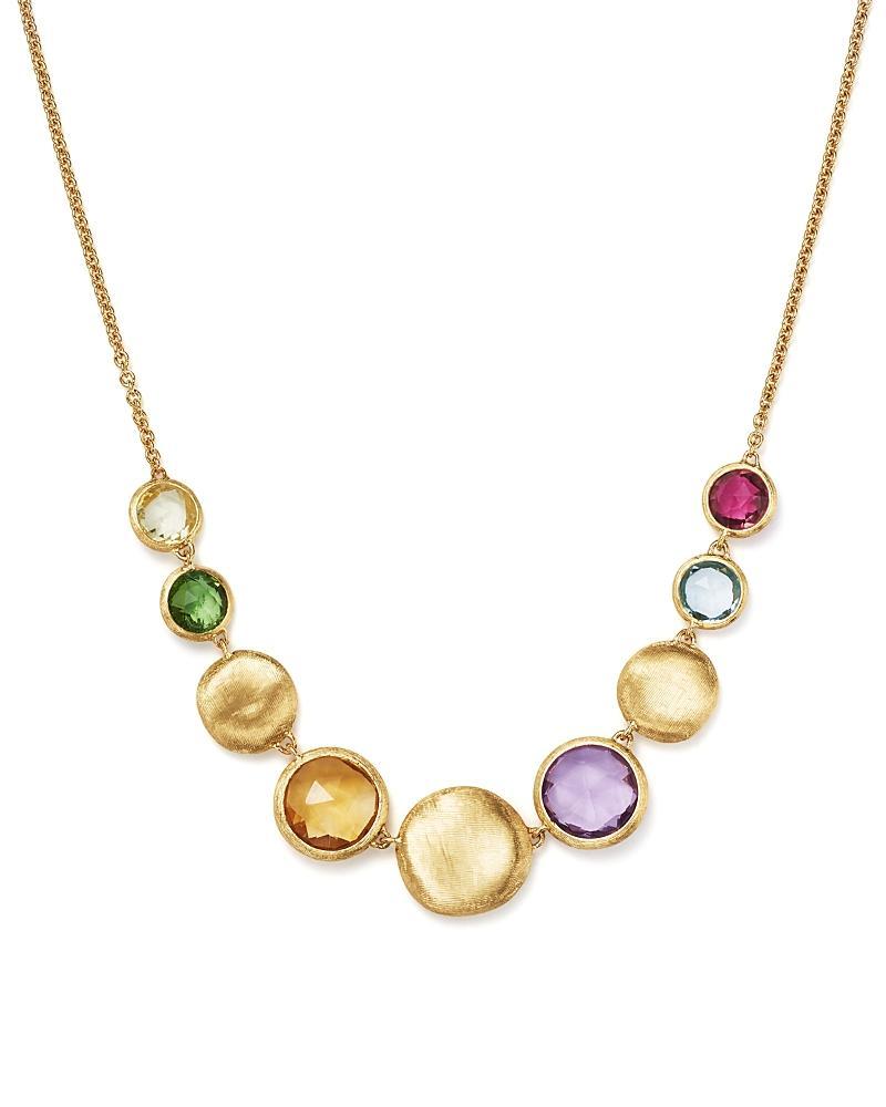 Marco Bicego 18K Yellow Gold Jaipur Multi Gemstone Small Bead Collar Necklace, 16.5 Product Image