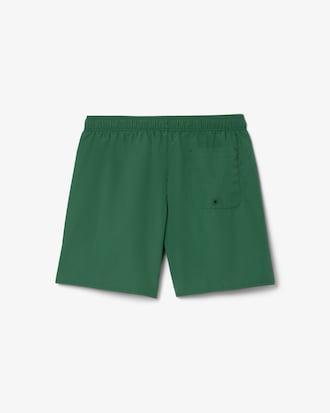 Mid Length Monochrome Swim Trunks Product Image