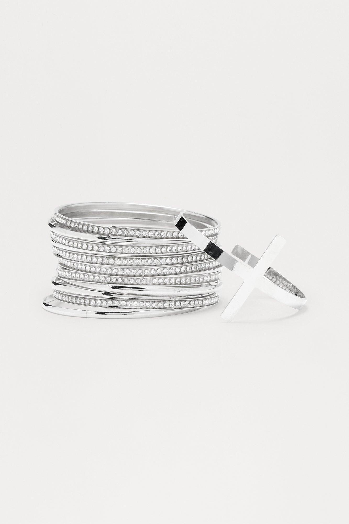 Holy Place 13 Piece Multi Bracelet Set - Silver Female Product Image