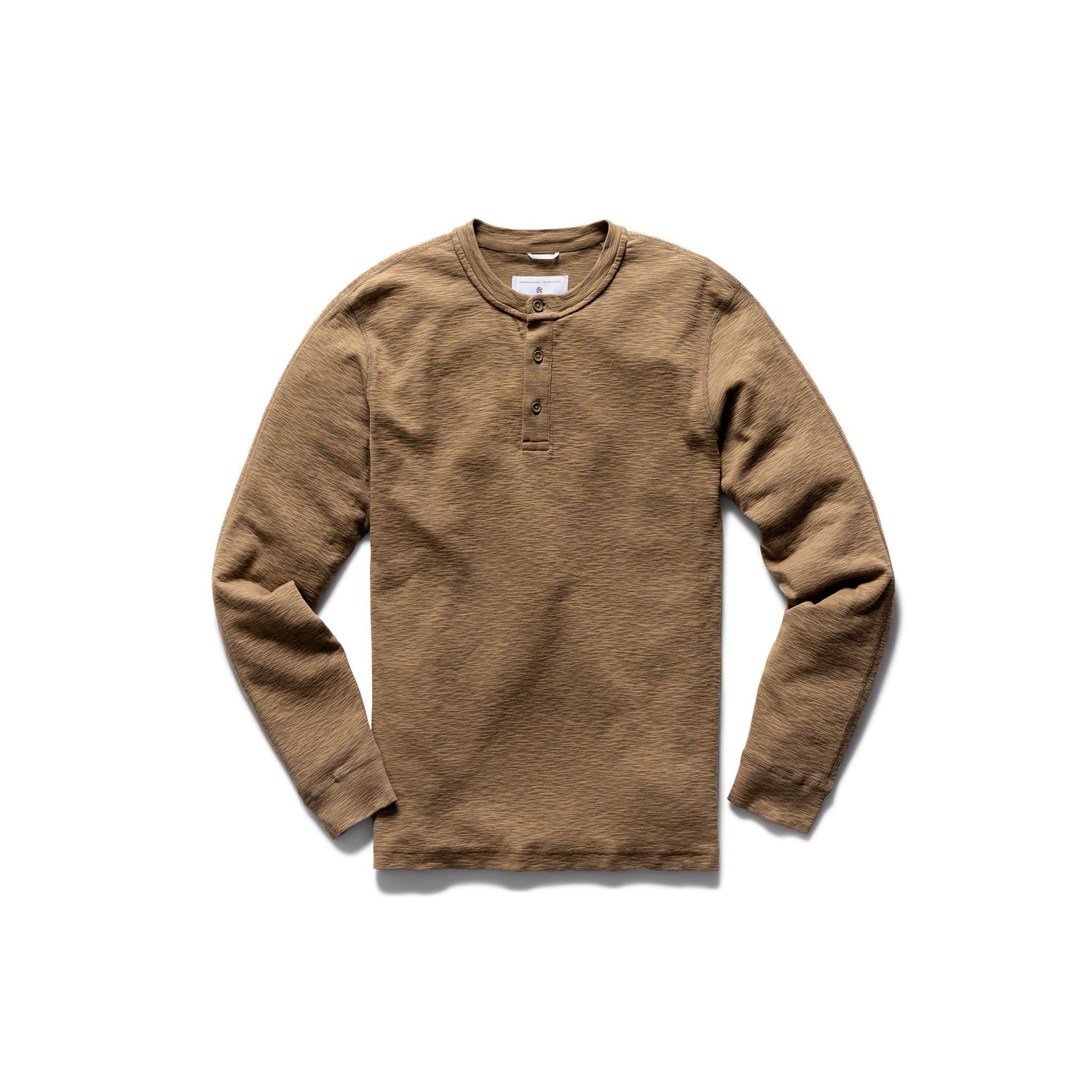 1X1 Slub Slim Henley Male Product Image