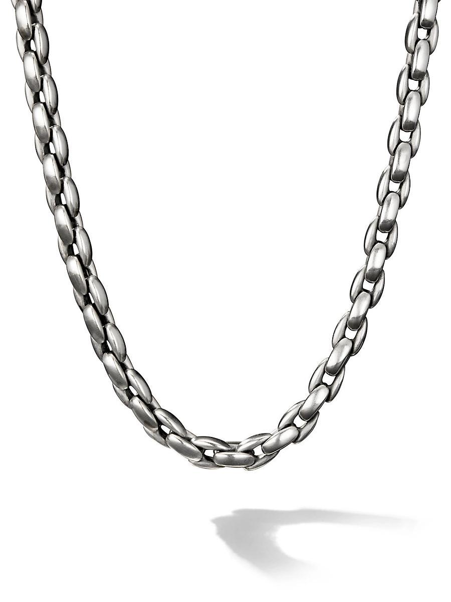 Mens Elongated Box Chain Necklace Product Image