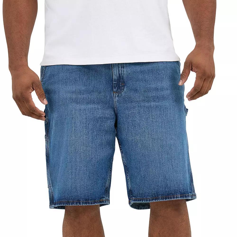 Big & Tall Lee® Legendary Workwear Carpenter Shorts, Men's, Size: 48, Mid Dark Blue Product Image