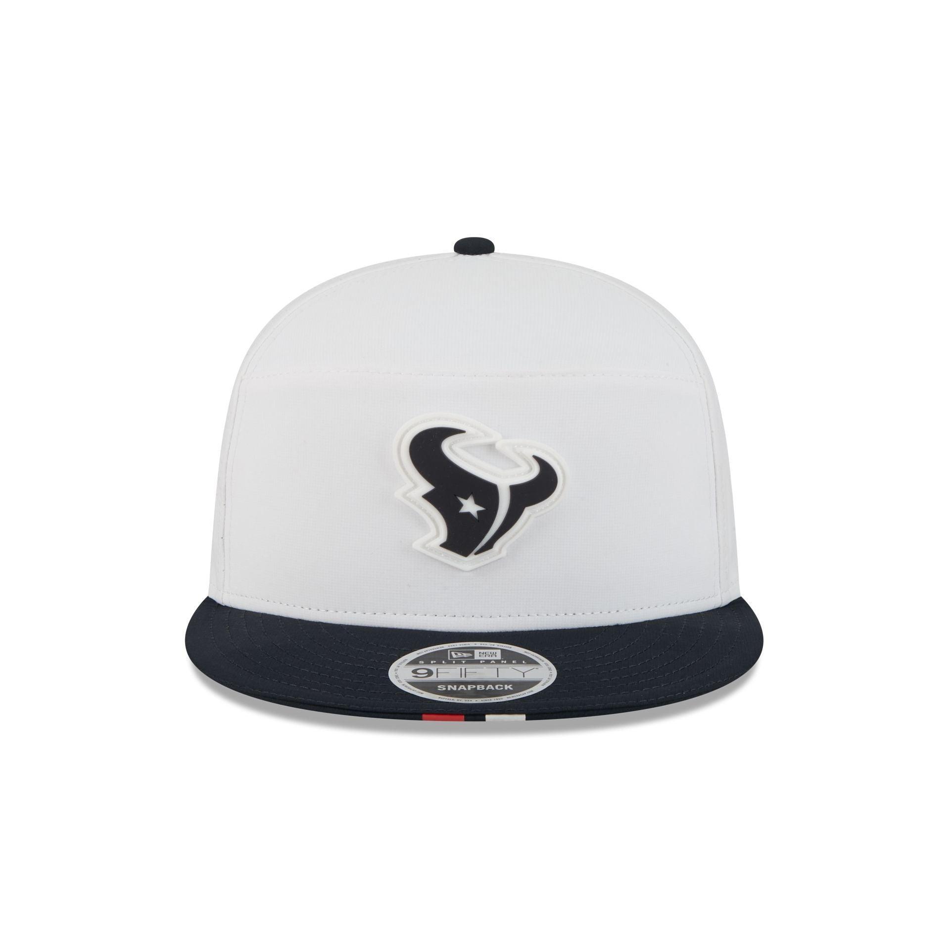 Houston Texans 2025 Training Split Panel 9FIFTY Snapback Hat Male Product Image