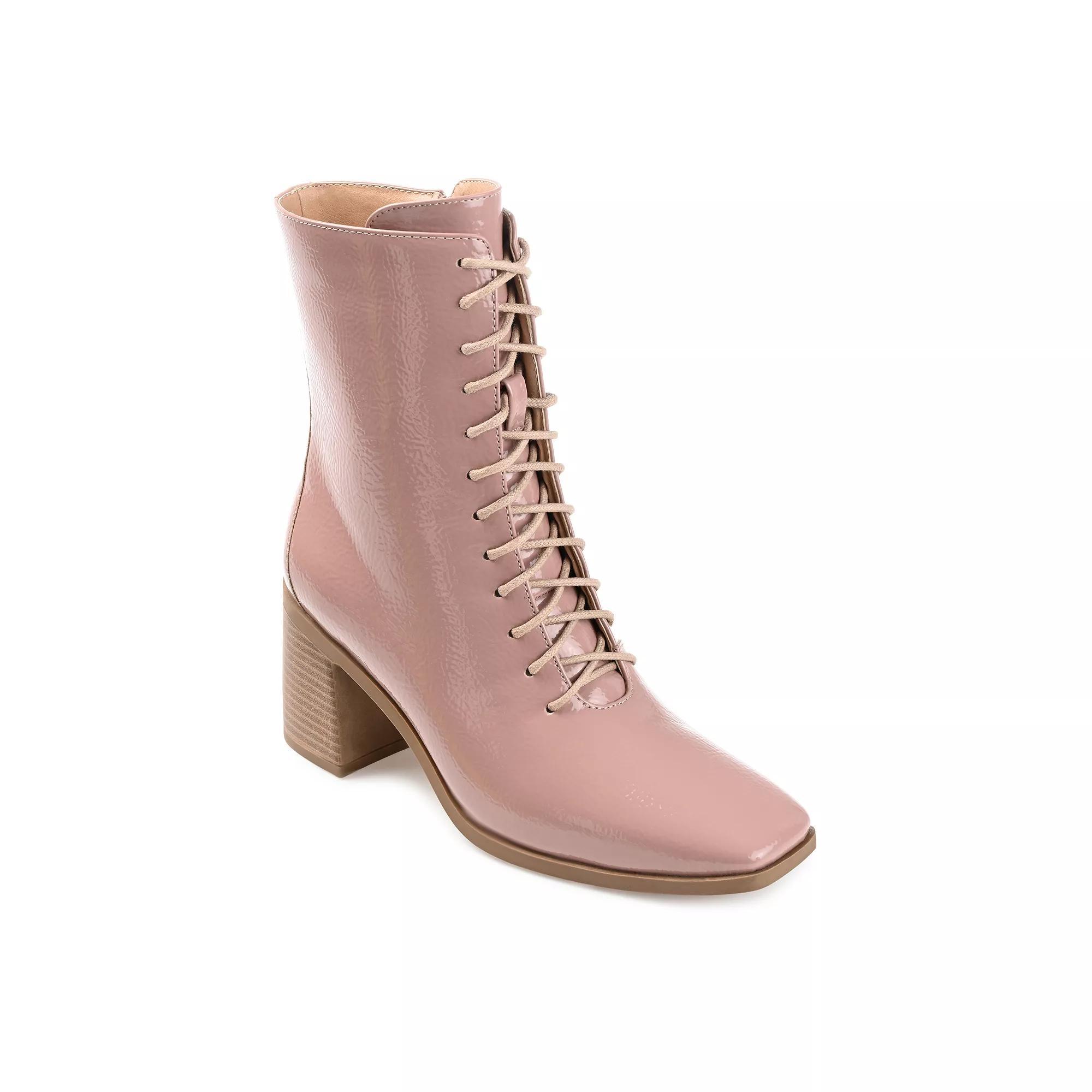 Journee Covva Tru Comfort Foam Womens Ankle Boots Pink Product Image