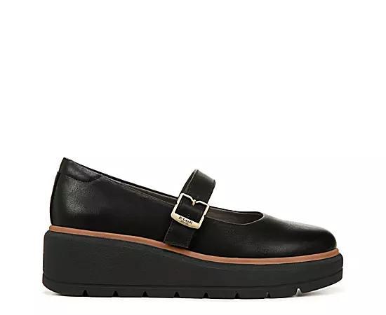 Dr. Scholl's Nice Day Max Women's Wedge Mary Janes, Size: 9, Black Product Image