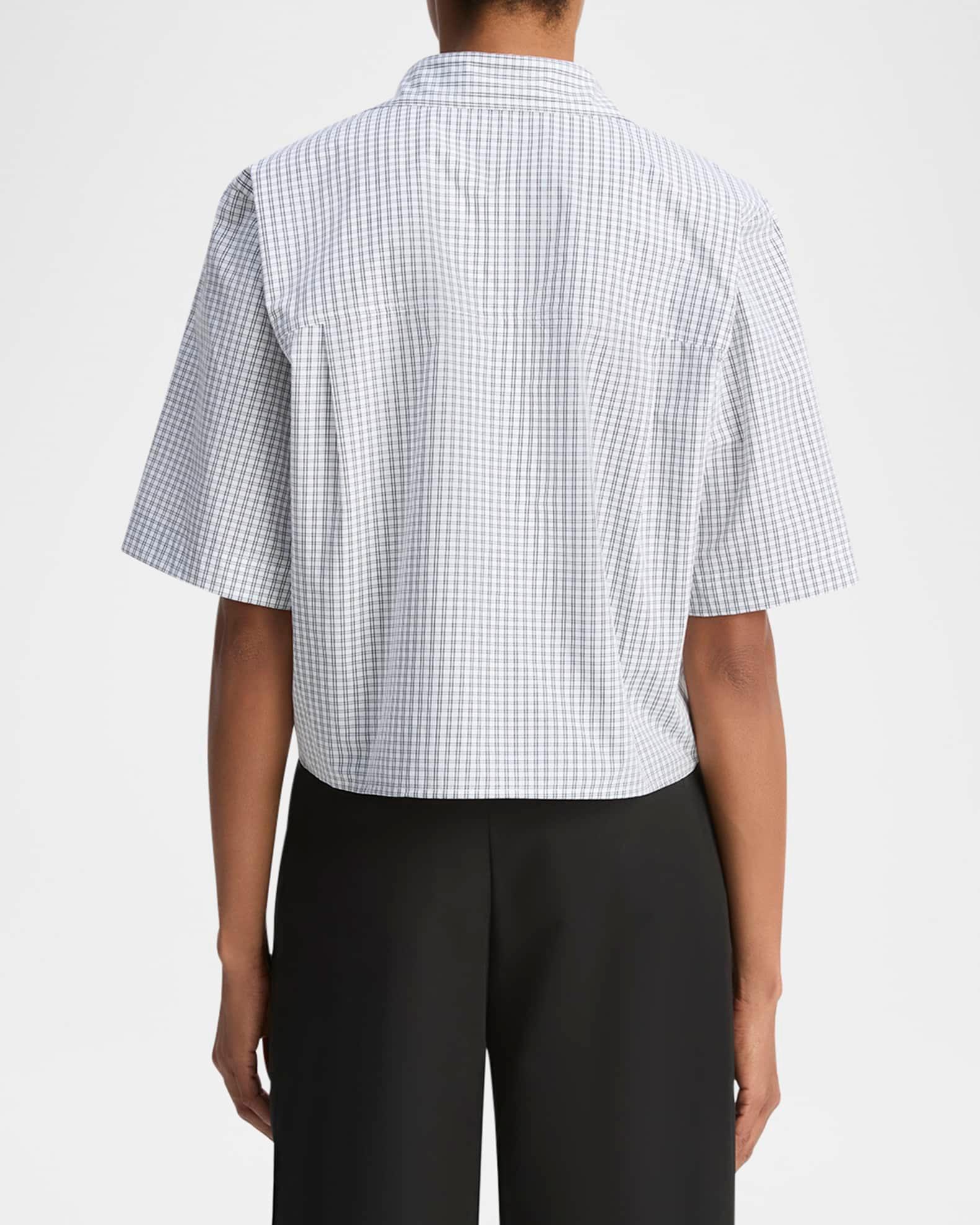 Cropped Check Shirt Product Image