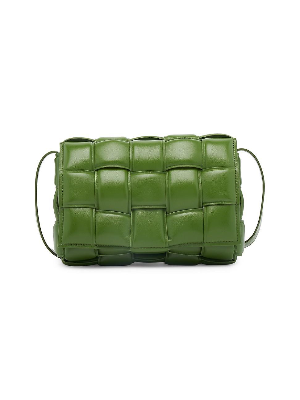 Womens The Cassette Padded Leather Crossbody Bag Product Image