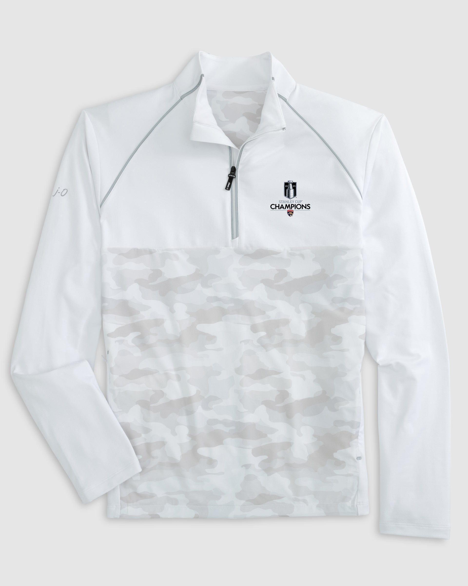 johnnie-O North Carolina Keiser Camo Mixed Media 1/4 Zip Product Image