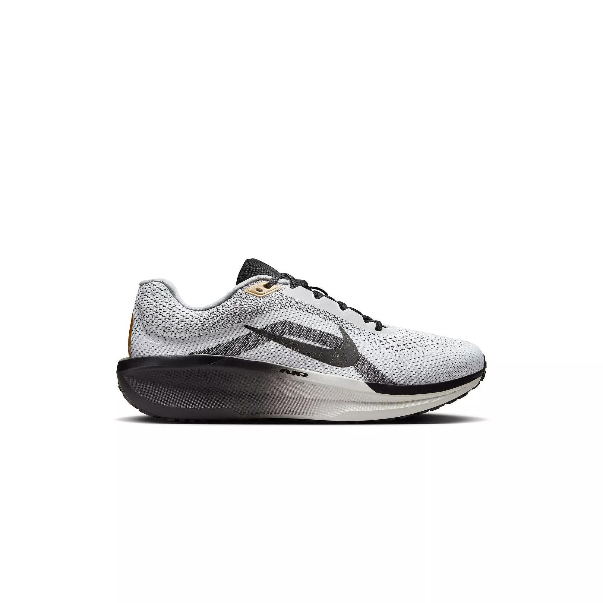 Nike Winflo 11 SE Men's Road Running Shoes, Size: 10, White Black Gold Product Image