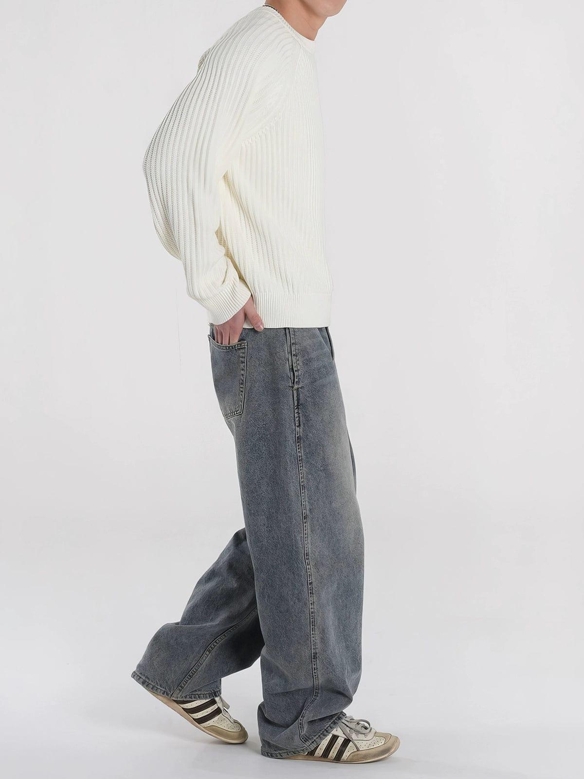 RT No. 12562 WASHED BLUE DENIM JEANS Product Image
