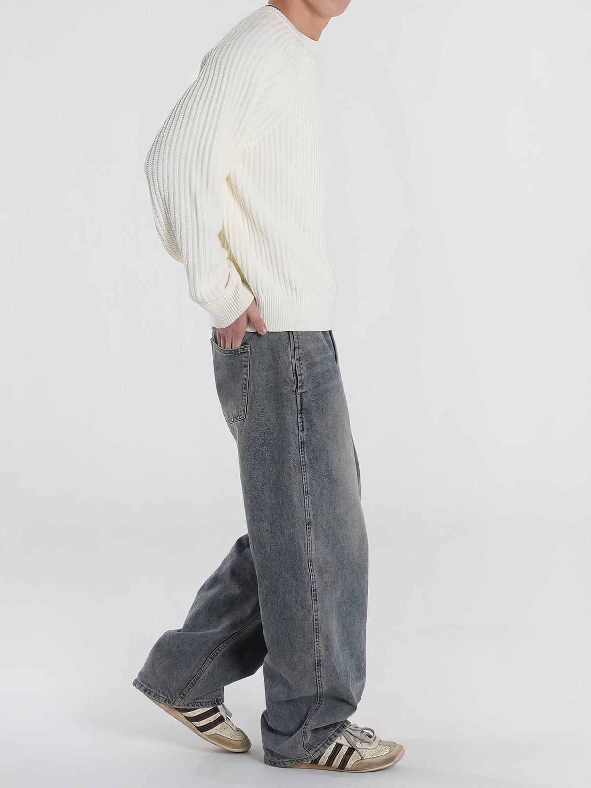 RT No. 12562 WASHED BLUE DENIM JEANS Product Image