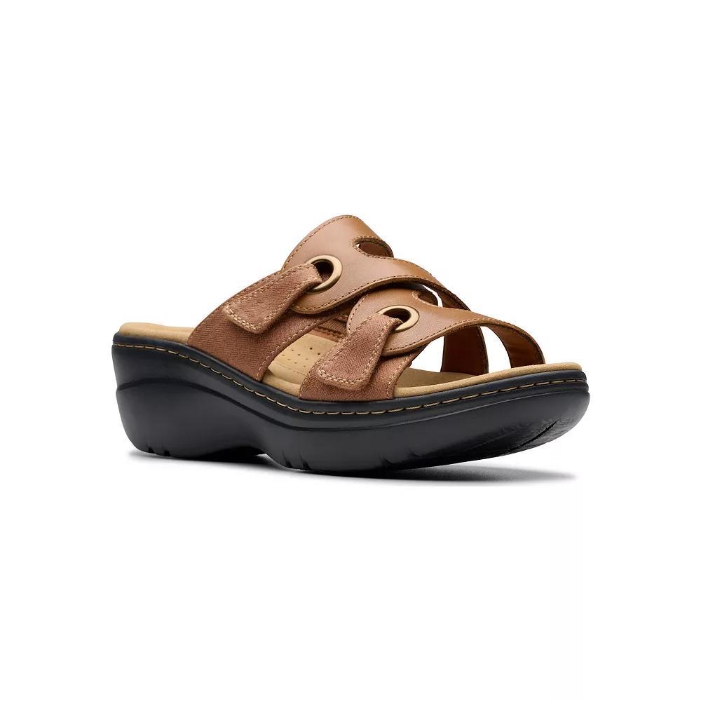 Clarks® Merliah2 Cove Women's Slide Platform Sandals, Size: 6.5, Leather Product Image
