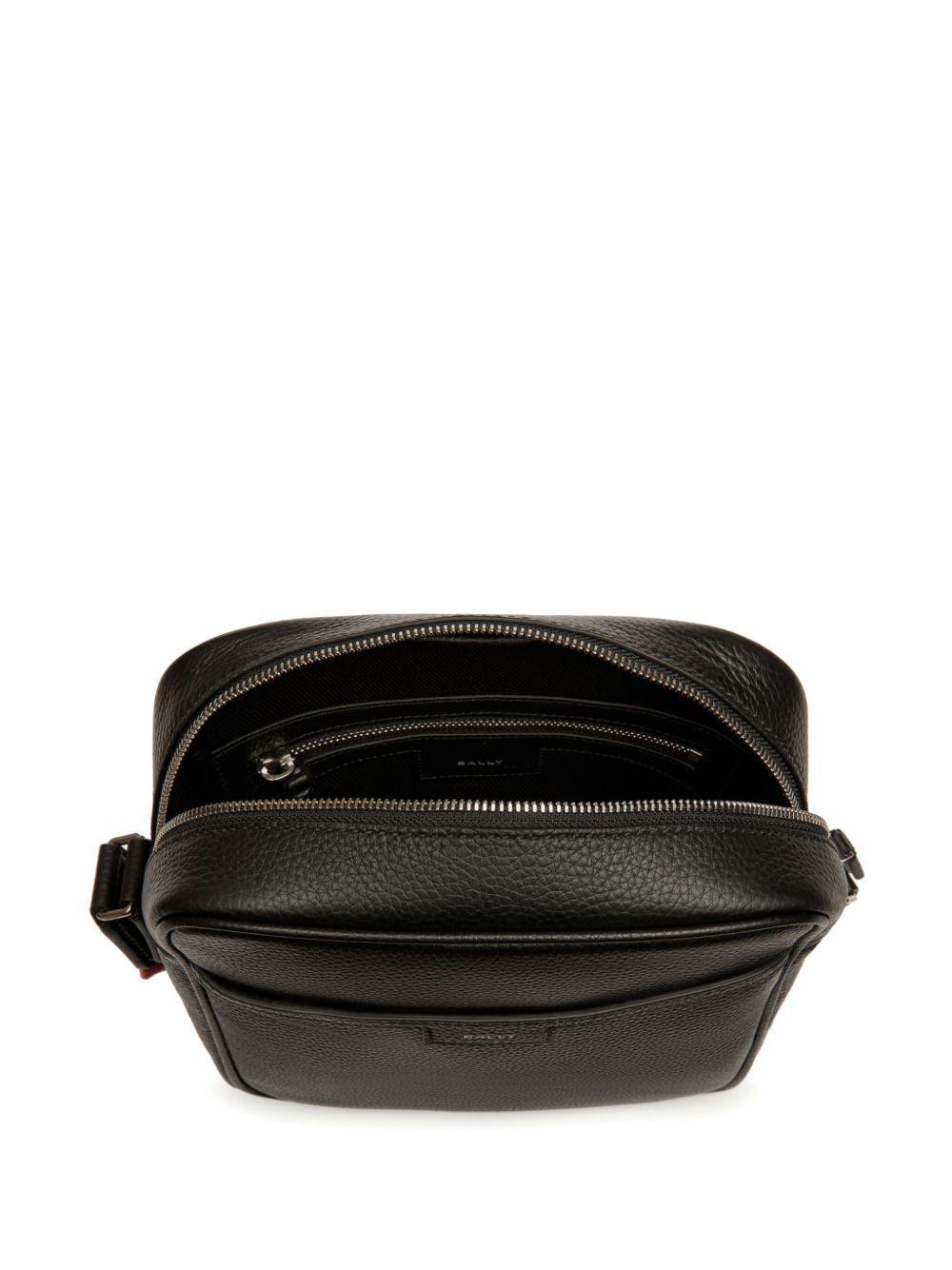 Code leather messenger bag Product Image