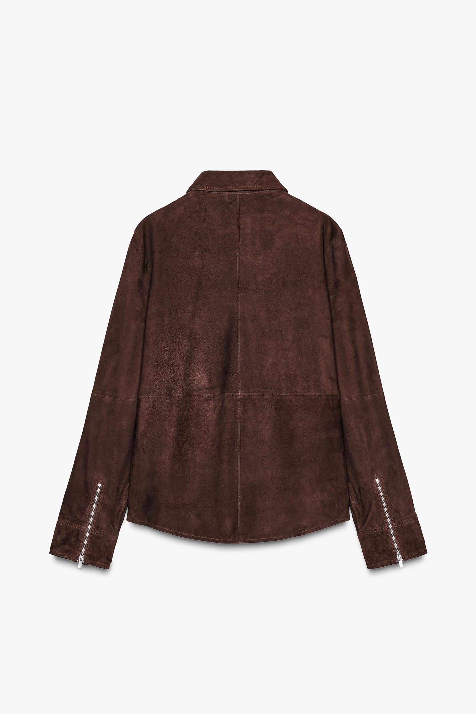 ZW COLLECTION LIMITED EDITION 100% SUEDE OVERSHIRT Product Image