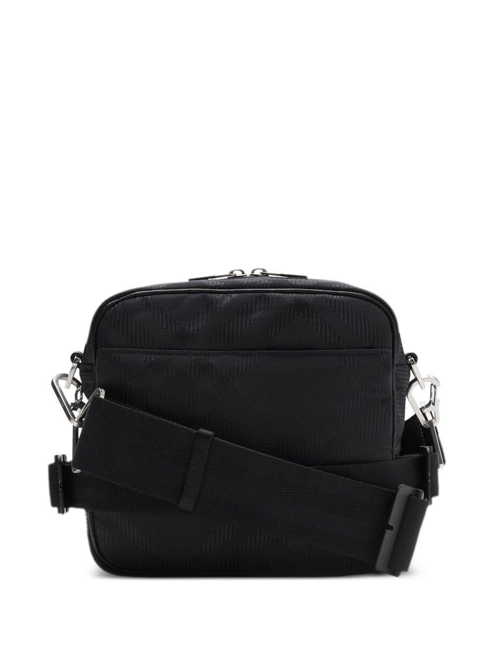Check Jacquard Pocket crossbody bag Product Image