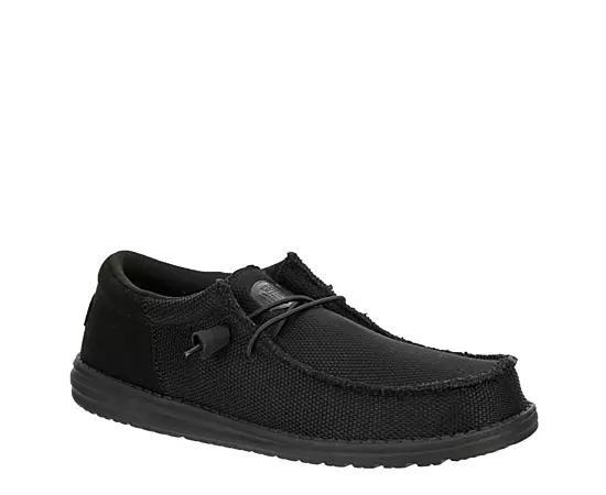 Mens HEYDUDE Wally Funk Casual Shoe Monochrome Product Image