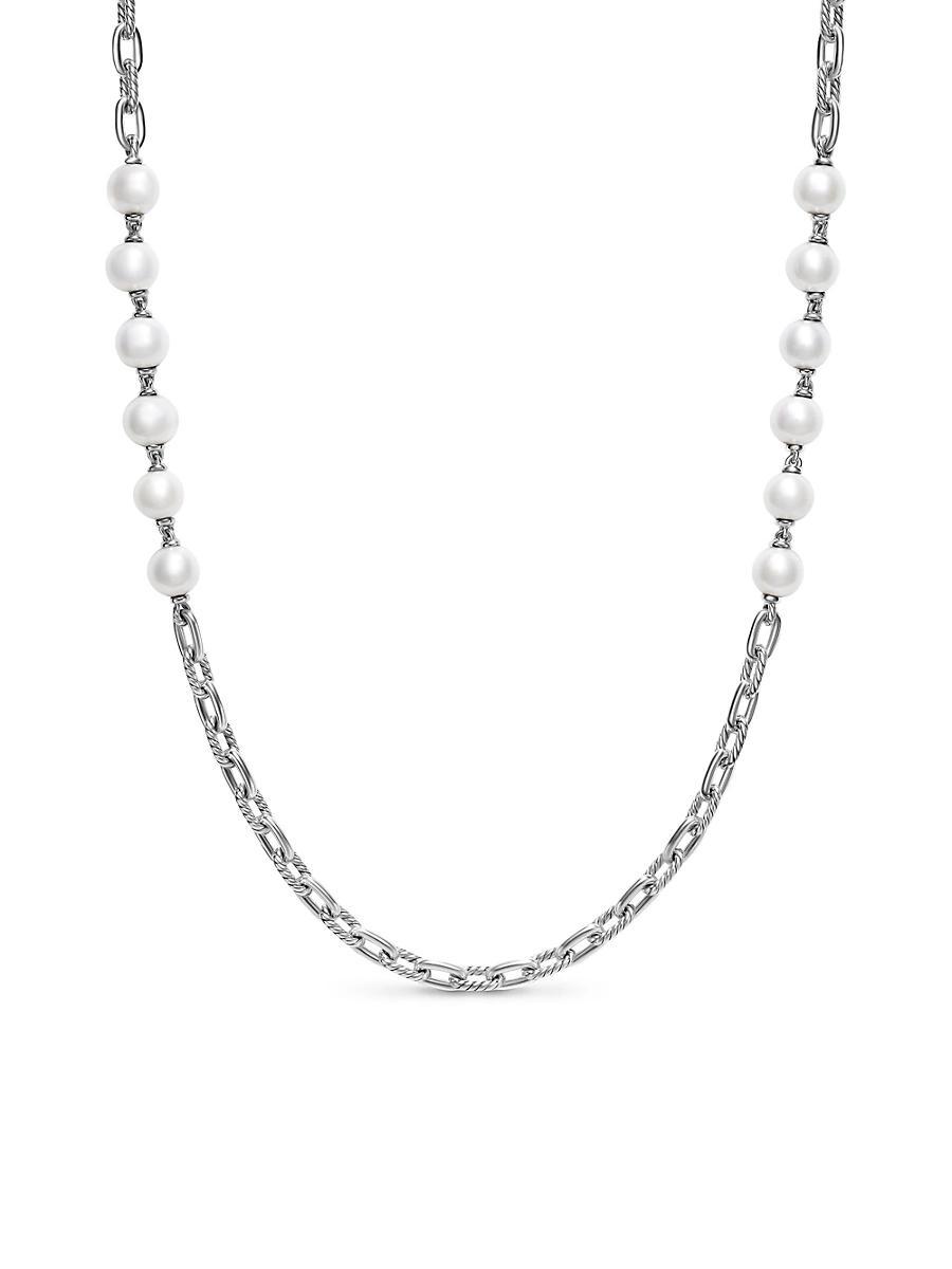 Mens DY Madison Chain Necklace in Sterling Silver Product Image