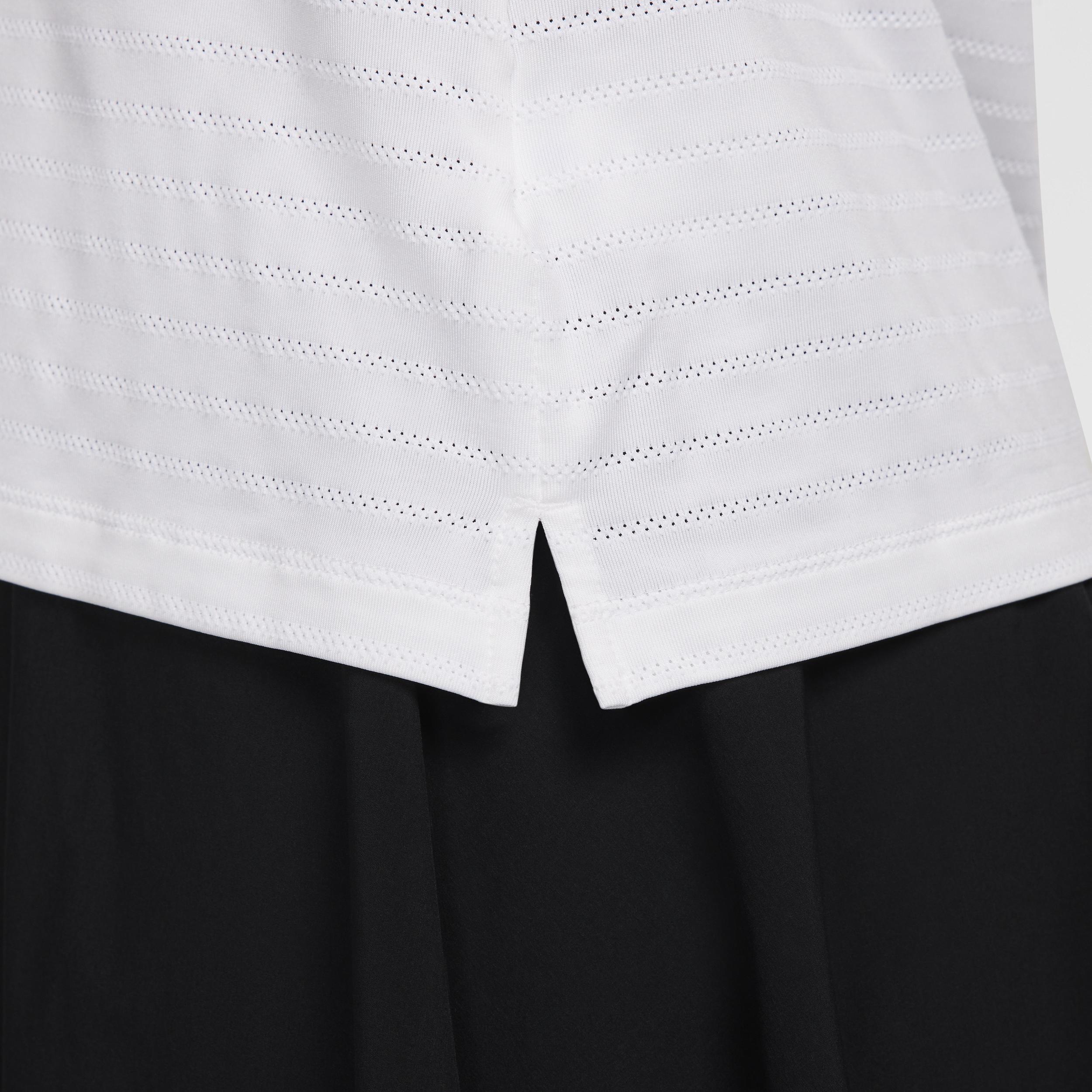 Nike Victory Women's Dri-FIT Short-Sleeve Striped Golf Polo Product Image