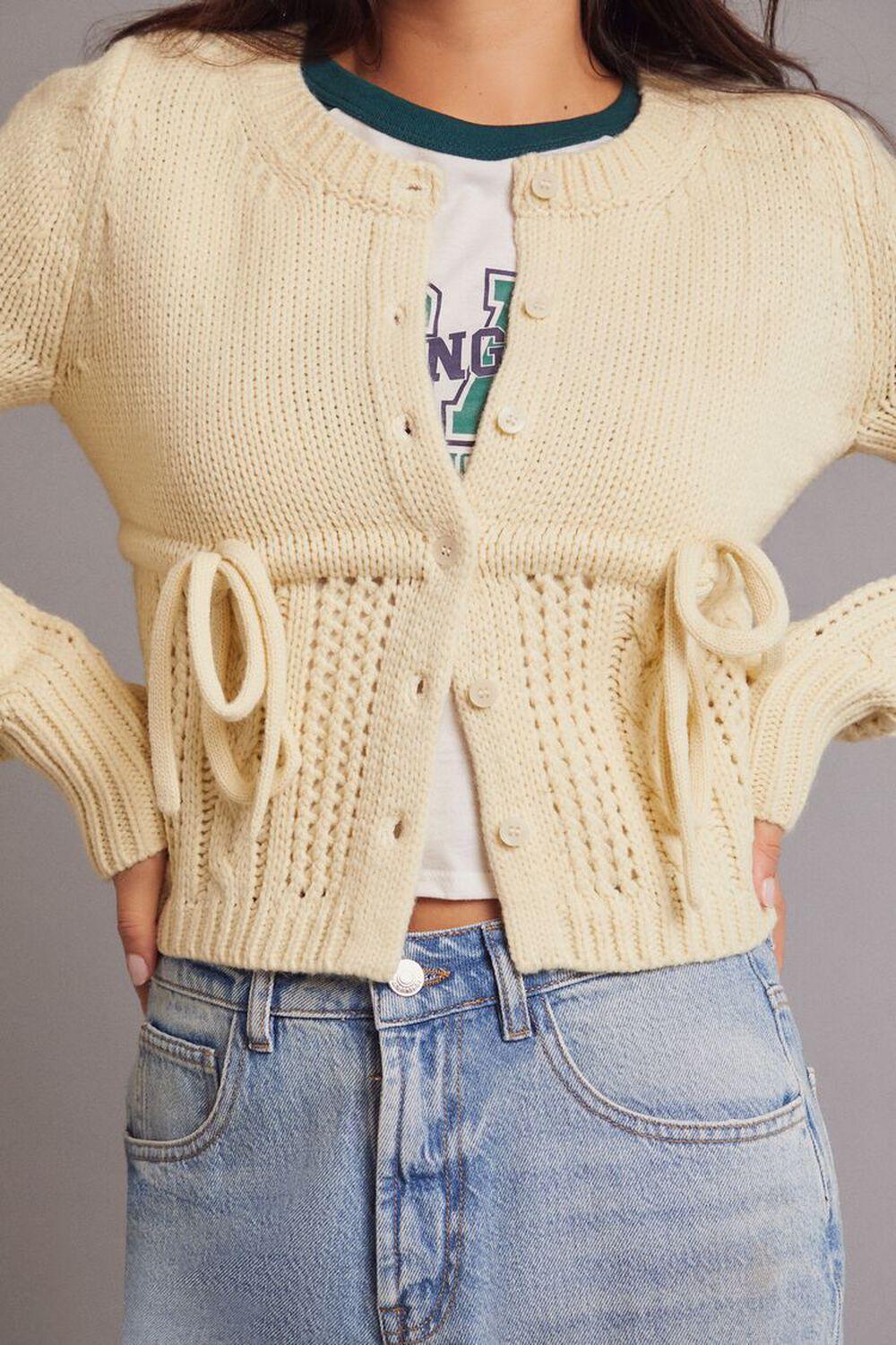 Tie-Front Cardigan Sweater | Forever 21 Product Image