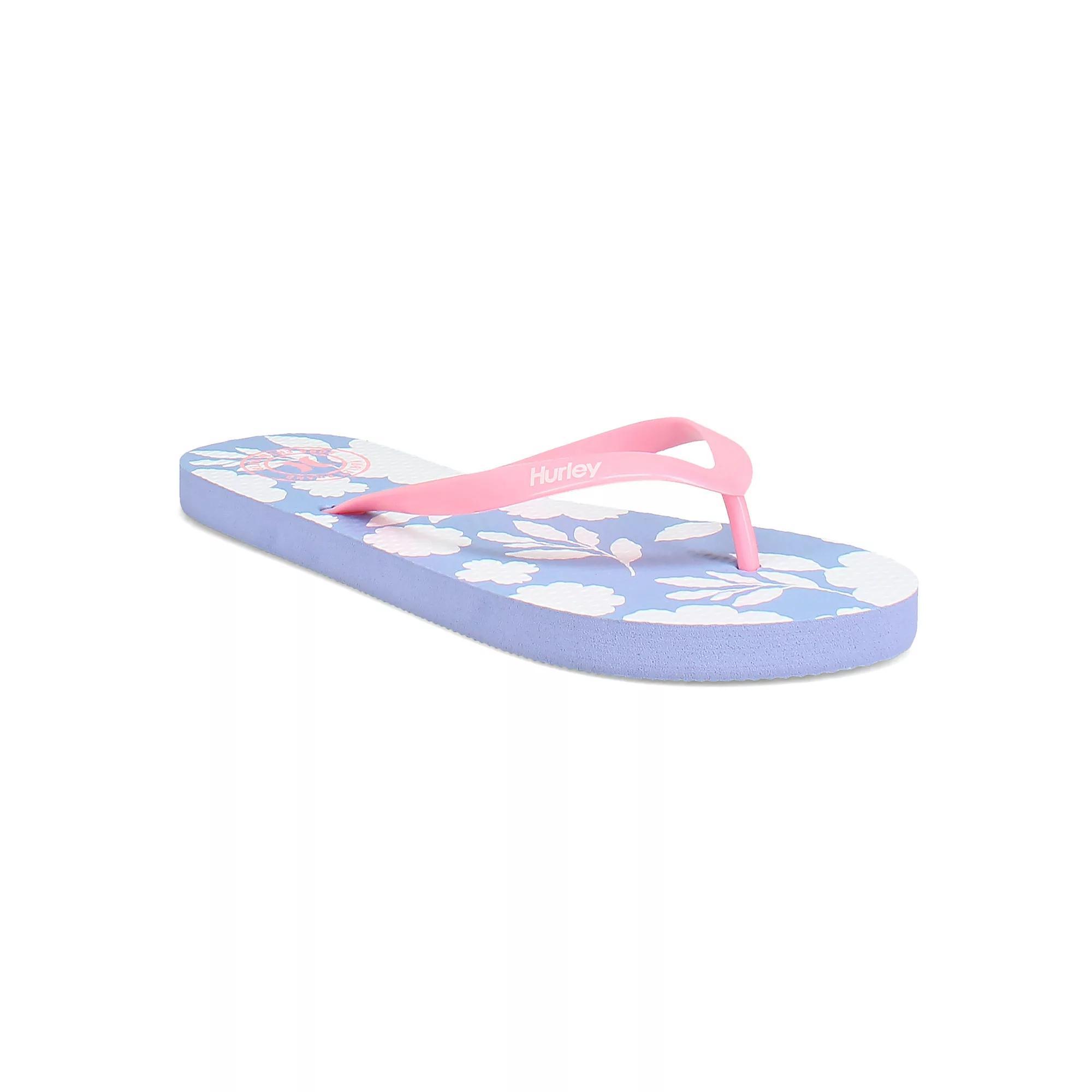 Hurley Summertime Women's Flip-Flop Sandals, Size: 6, Blue Product Image