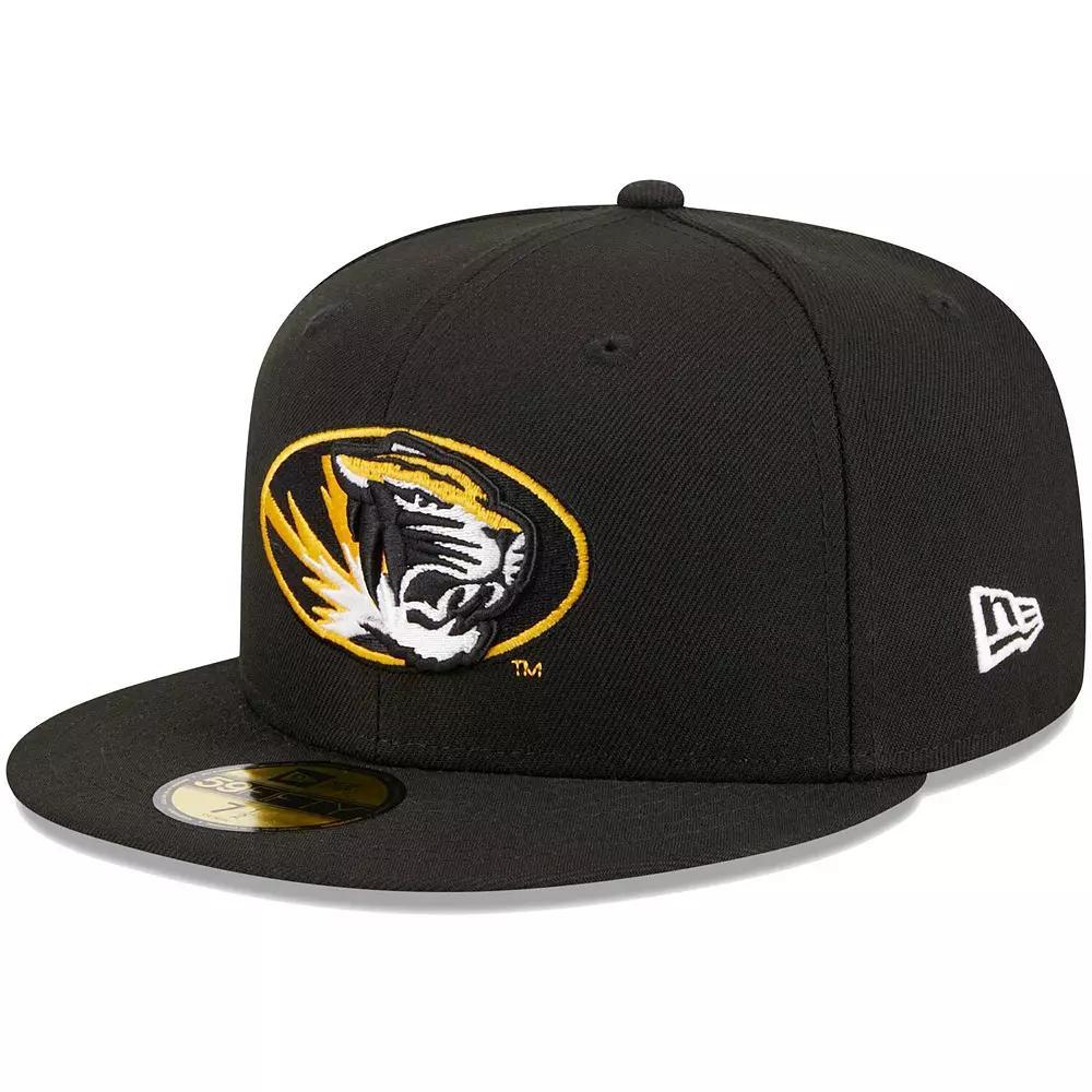 Men's New Era Black Missouri Tigers Evergreen 59FIFTY Fitted Hat, Size: 7 5/8 Product Image